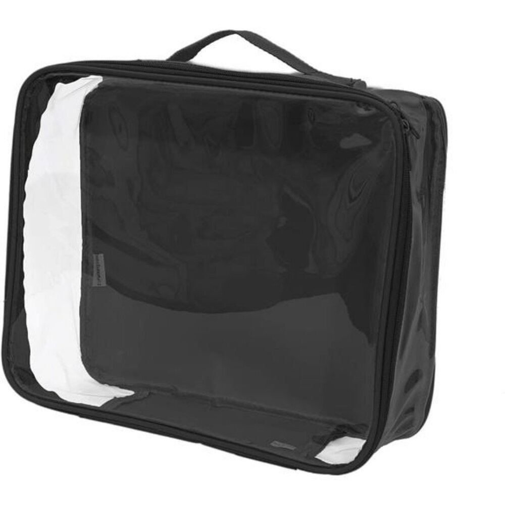 Clear medium packing cube transparent travel storage organizer for suitcase carr